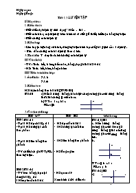 Giáo án Hình học 7 - Tiết 13: Luyện tập (3 cột)