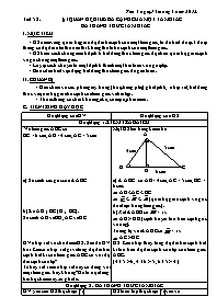 Giáo án Hình học 7 - Tiết 52: Quan hệ giữa ba cạnh của một tam giác. Bất đẳng thức tam giác - Năm học 2011-2012