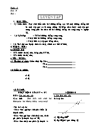 Giáo án Hình học Lớp 7 - Tiết 9: Luyện tập (2 cột)