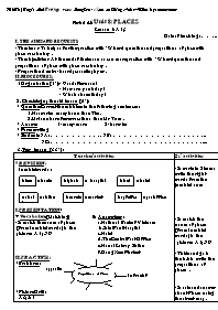 Giáo án môn Tiếng Anh 7 - Period 48, Unit 8: Places - Lesson 1: A1, 2 - Hà Thị Tuyết Mai