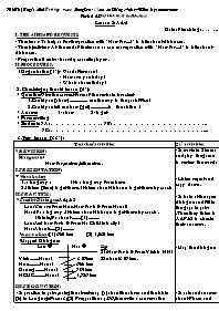 Giáo án môn Tiếng Anh 7 - Period 49, Unit 8: Places - Lesson 2: A4, 5 - Hà Thị Tuyết Mai