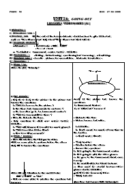 Giáo án môn Tiếng Anh Lớp 7 - Period 92, Unit 15: Going out - Lesson 1: Video games (A1)