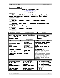 Giáo án môn Tiếng Anh Lớp 7 - Unit 14: Freetime fun - Period 84: A. Time for TV (A1)