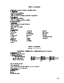 Giáo án Tiếng Anh Lớp 7 - Unit 4: At school