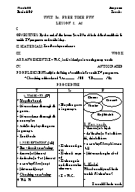 Unit 14. Free time fun - Period 85, Lesson 2: A2