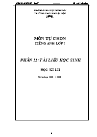 Giáo án bồi dưỡng Anh 7 - Lê Việt Hùng