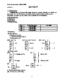 Giáo án môn Tiếng Anh 7 (Bản chuẩn kiến thức kỹ năng)