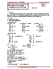 Giáo án môn Tiếng Anh Khối 7 - Học kì 2 - Nguyen Huu Phuoc