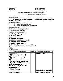 Giáo án môn Tiếng Anh Khối 7 - Unit 2: Personal information - Lesson 5: B6-8