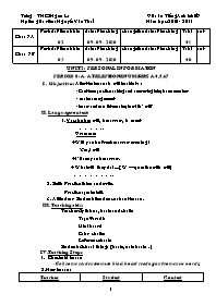 Giáo án môn Tiếng Anh Khối 7 - Unit 2: Personal information - Period 8: A-Atelephone numbers A4, 5, 6, 7 - Trường THCS Ngam La