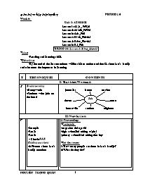 Giáo án môn Tiếng Anh Khối 7 - Unit 3: At home - Period 16, Lesson 5: B2+4 - Nguyễn Trọng Quân