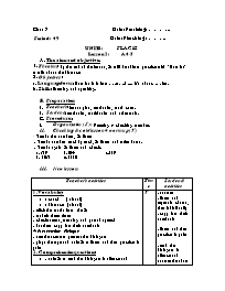 Giáo án môn Tiếng Anh Khối 7 - Unit 8: Places - Lesson 2: A 4-5