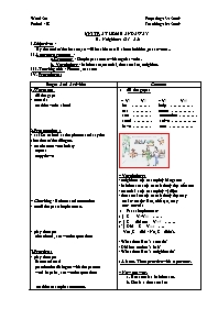 Giáo án môn Tiếng Anh Khối 7 - Unit 9: At home and away - Period 58: B. Neighbors (B1+B2)