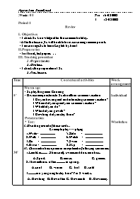 Giáo án môn Tiếng Anh Lớp 7 - Nguyen Binh Khiem School