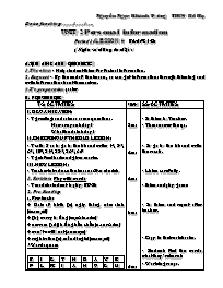 Giáo án môn Tiếng Anh Lớp 7 - Period 11, Unit 2: Personal information - Lesson 4: B4, 5 - Nguyễn Ngọc Khánh