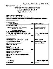 Giáo án môn Tiếng Anh Lớp 7 - Period 12, Unit 2: Personal information - Lesson 6: B6-8 - Nguyễn Ngọc Khánh