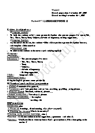 Giáo án môn Tiếng Anh Lớp 7 - Period 37: Language focus 2 - Trần Đức Huyền