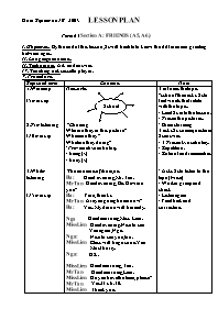 Giáo án môn Tiếng Anh Lớp 7 - Period 4, 5, 6