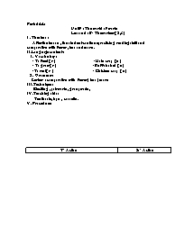 Giáo án môn Tiếng Anh Lớp 7 - Period 44, Unit 7: The world of work - Lesson 5: B-The worker (2, 3)