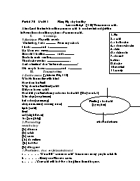 Giáo án môn Tiếng Anh Lớp 7 - Period 70, Unit 11: Keep fit, stay healthy - Lesson 5: B4, 5