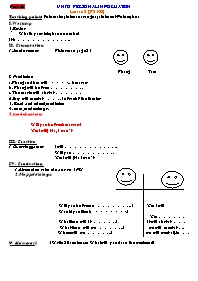 Giáo án môn Tiếng Anh Lớp 7 - Period 8, Unit 2: Personal information - Lesson 2