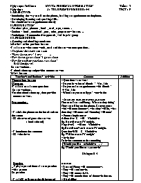 Giáo án môn Tiếng Anh Lớp 7 - Period 9, Unit 2: Personal information - A: Telephone numbers: 4-5