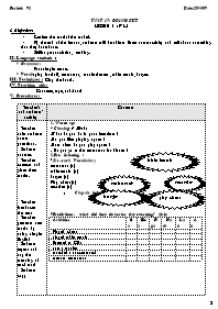 Giáo án môn Tiếng Anh Lớp 7 - Period 95, Unit 15: Going out - Lesson 5: B 4-5