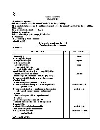 Giáo án môn Tiếng Anh Lớp 7 - Unit 13: Activities - Period 85: B3