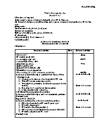 Giáo án môn Tiếng Anh Lớp 7 - Unit 14: Free time for fun - Period 87: A3 - Nguyễn Khắc Điệp