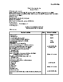 Giáo án môn Tiếng Anh Lớp 7 - Unit 14: Free time for fun - Period 89: B1-2 - Nguyễn Khắc Điệp