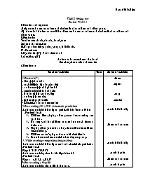 Giáo án môn Tiếng Anh Lớp 7 - Unit 15: Going out - Period 92: A2-3 - Nguyễn Khắc Điệp