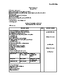 Giáo án môn Tiếng Anh Lớp 7 - Unit 15: Going out - Period 93: A2 - Nguyễn Khắc Điệp