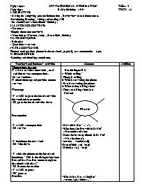 Giáo án môn Tiếng Anh Lớp 7 - Unit 2: Personal information - Period 12: B: My birthday: 4-5