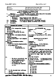 Giáo án môn Tiếng Anh Lớp 7 - Unit 2: Personal information - Section A: Telephone number (A1-A2-A3) - Y Khương Niê Kdăm