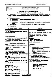 Giáo án môn Tiếng Anh Lớp 7 - Unit 2: Personal information - Section A: Telephone Number (A4-A5 + Remember) - Y Khương Niê Kdăm
