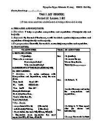 Giáo án môn Tiếng Anh Lớp 7 - Unit 3: At home - Period 18, Lesson 3: B5 - Nguyễn Ngọc Khánh