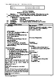 Giáo án môn Tiếng Anh Lớp 7 - Unit 4: At school - Section B: The Library (B3-B4, B5) - Y Khương Niê Kdăm