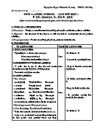 Giáo án môn Tiếng Anh Lớp 7 - Unit 6: After school - Period 35, Lesson 3: A3, 4 - Nguyễn Ngọc Khánh