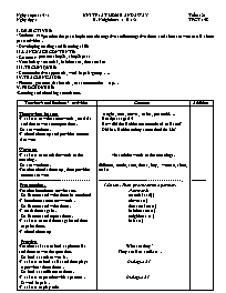 Giáo án môn Tiếng Anh Lớp 7 - Unit 9: At home and away - B. Neightbors: B1, 2