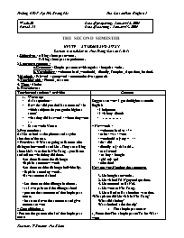 Giáo án môn Tiếng Anh Lớp 7 - Unit 9: At home and away - Section A: A holiday in Nha Trang - Lesson 1: A1 - Y Khương Niê Kdăm