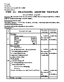 Giáo án môn Tiếng Anh Lớp 8 - Unit 11: Traveling around vietnam - Lesson 4: Read