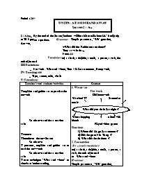 Period: 56, Unit 9: At home and away - Lesson 2: A2, 3