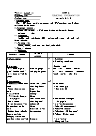 Giáo án môn Tiếng Anh Lớp 7 - Unit 2: Personal information - Lesson 2: A4-A5