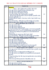 Giáo án dạy thêm Ngữ Văn học kì I Lớp 7 sách 