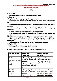 Giáo án môn Ngữ Văn học kì I Lớp 7 (Bản 3 cột