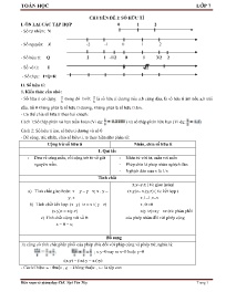 Đề cương ôn tập Toán 7 - Các dạng toán và phư