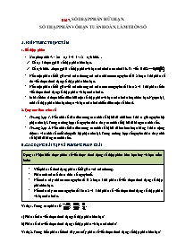 Chuyên đề Đại số Lớp 7 - Chương 1, Bài 7: Số thập phân hữu hạn. Số thập phân vô hạn tuần hoàn. Làm tròn số