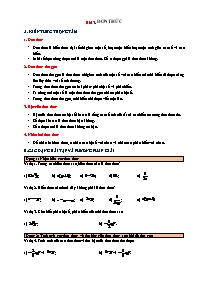 Chuyên đề Đại số Lớp 7 - Chương 4: Biểu thức 