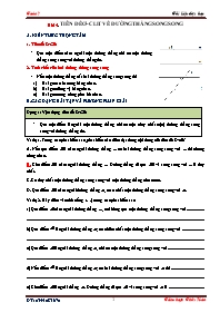 Chuyên đề Hình học Lớp 7 - Chương 1: Đường thẳng vuông góc. Đường thẳng song song - Bài 5: Tiên đề ơ-clit về đường thẳng song song