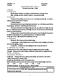 Giáo án Đại số Lớp 7 (Công văn 5512) - Chương 1, Tiết 16: Ôn tập giữa kì (Tiết 2)
